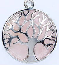 Charger l'image dans la galerie, Pendentif Arbre de Vie et sa Pierre Dynamisante - Proposé en 6 pierres de couleurs différentes -