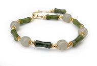 Bracelet de Sérénité en Jade Méridional Naturel - A1440 -