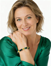 Charger l'image dans la galerie, Bracelet NATURE LUXURIANTE En Agate Mousse et Citrine - A1620 -
