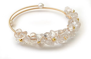 Bracelets Jonc ELINA proposés en 6 pierres naturelles différentes