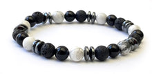 Charger l'image dans la galerie, Bracelets Homme Pierres d'énergie protectrice- Proposés en 3 Couleurs -
