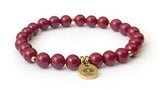 Bracelet en pierres naturelles Ciinabre  - A2041