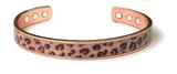 Bracelet Jonc cuivre magnétique LEOPARD - AM2052