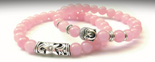 Charger l'image dans la galerie, Bracelets DUOS Bouddha/FLeur de Lotus - proposé en 4 couleurs
