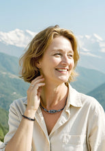 Charger l&#39;image dans la galerie, Collier Tibétain DZI à 9 Yeux Horizontal - C1963 -
