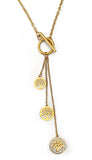 Collier Divin TRIO  Arbre de Vie & Strass - D2133 -