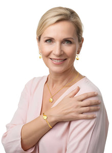 Boucles d'Oreilles TREFLE Doré ou Argenté