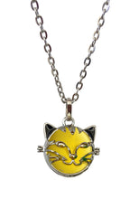 Charger l&#39;image dans la galerie, Pendentif d&#39;aromathérapie Chat  avec Chaîne - D1920 -
