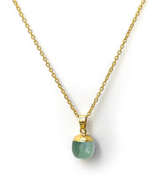 Charger l'image dans la galerie, pendentif goutte d'énergie en aventurine verte
