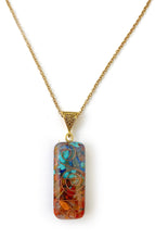 Charger l'image dans la galerie, Pendentif orgonite  7 Chakras - D2251 -
