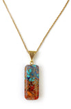 Pendentif orgonite  7 Chakras - D2251 -
