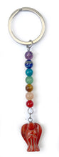 Charger l&#39;image dans la galerie, Porte-Clés 7 Chakras ANGE en pierres naturelles - 2 modèles -
