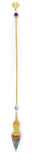 Pendule  divinatoire 7 Chakras Doré - H2064 -