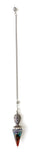 Pendule  divinatoire 7 Chakras Argenté - H2065 -