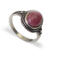 Charger l'image dans la galerie, Bagues en Rhodonite - Argent massif 925- proposées en 4 tailles
