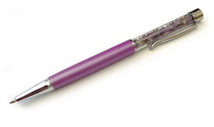 Stylo Bille avec Réservoir Energétique de Pierres Naturelles - Proposé en 9 couleurs de pierres -