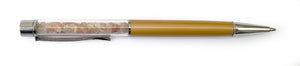 Stylo Bille avec Réservoir Energétique de Pierres Naturelles - Proposé en 9 couleurs de pierres -