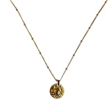 Le pendentif du Zodiaque Doré - CAPRICORNE - D1854 -