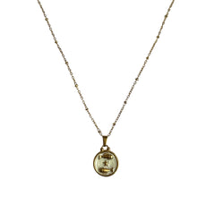 Charger l&#39;image dans la galerie, Pendentif du Zodiaque Doré et Blanc - POISSONS - D1869 -
