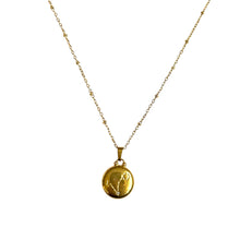 Charger l&#39;image dans la galerie, Pendentif du Zodiaque Doré et Blanc - POISSONS - D1869 -
