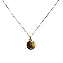 Charger l&#39;image dans la galerie, Pendentif du Zodiaque Doré et Blanc - SAGITTAIRE - D1870 -

