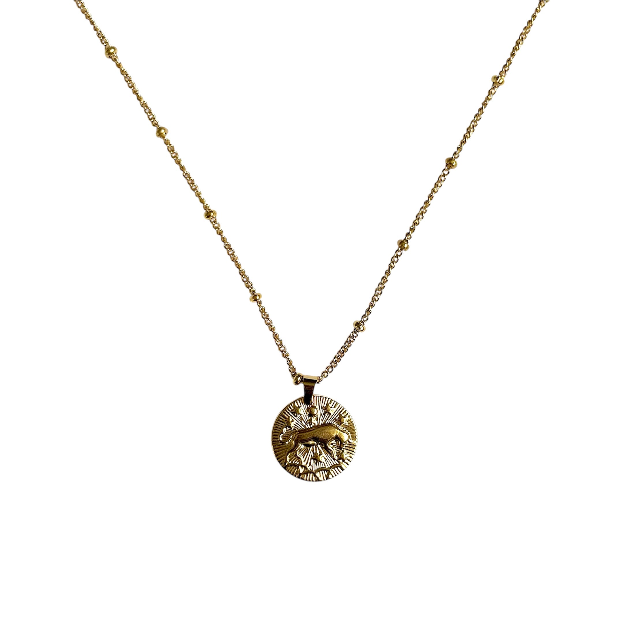 Le pendentif du Zodiaque Doré - TAUREAU - D1860 -