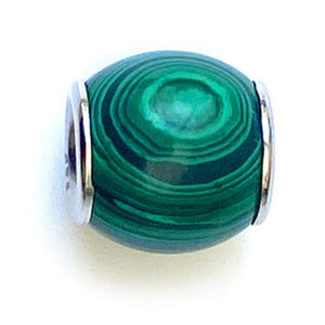 Perle Charm Malachite - R1849 -