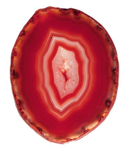Charger l'image dans la galerie, Tranche AGATE Rouge naturelle - Y1903
