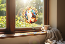 Charger l'image dans la galerie, Attrape-soleil chat T2045 en fenêtre
