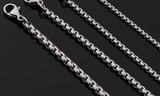 Chaine Acier Inoxydable Femme 3 mm Argenté - proposée en 3 longueurs -
