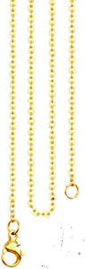 Chaines Acier Inoxydable Femme 2 mm Argenté ou Doré 60 cms