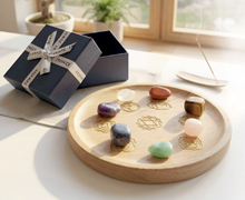 Charger l'image dans la galerie, Nouveau Coffret 7 Pierres des 7 Chakras - I2055 -
