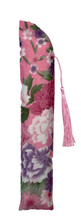 Charger l'image dans la galerie, Eventail en Soie Motif floral - L1525 -
