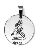 Charger l&#39;image dans la galerie, Le pendentif du Zodiaque Gravé Argenté - 12 signes -
