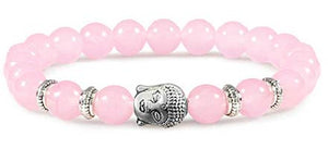 Bracelet Bouddha Porte-Bonheur - Proposé en 9 pierres de couleurs différentes -