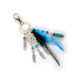 Porte Clés Turquoise Attrape Rêves  - G1063 -