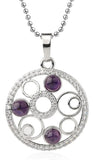 Pendentif Talisman Porte Chance - Proposés en 4 pierres de couleurs différentes -